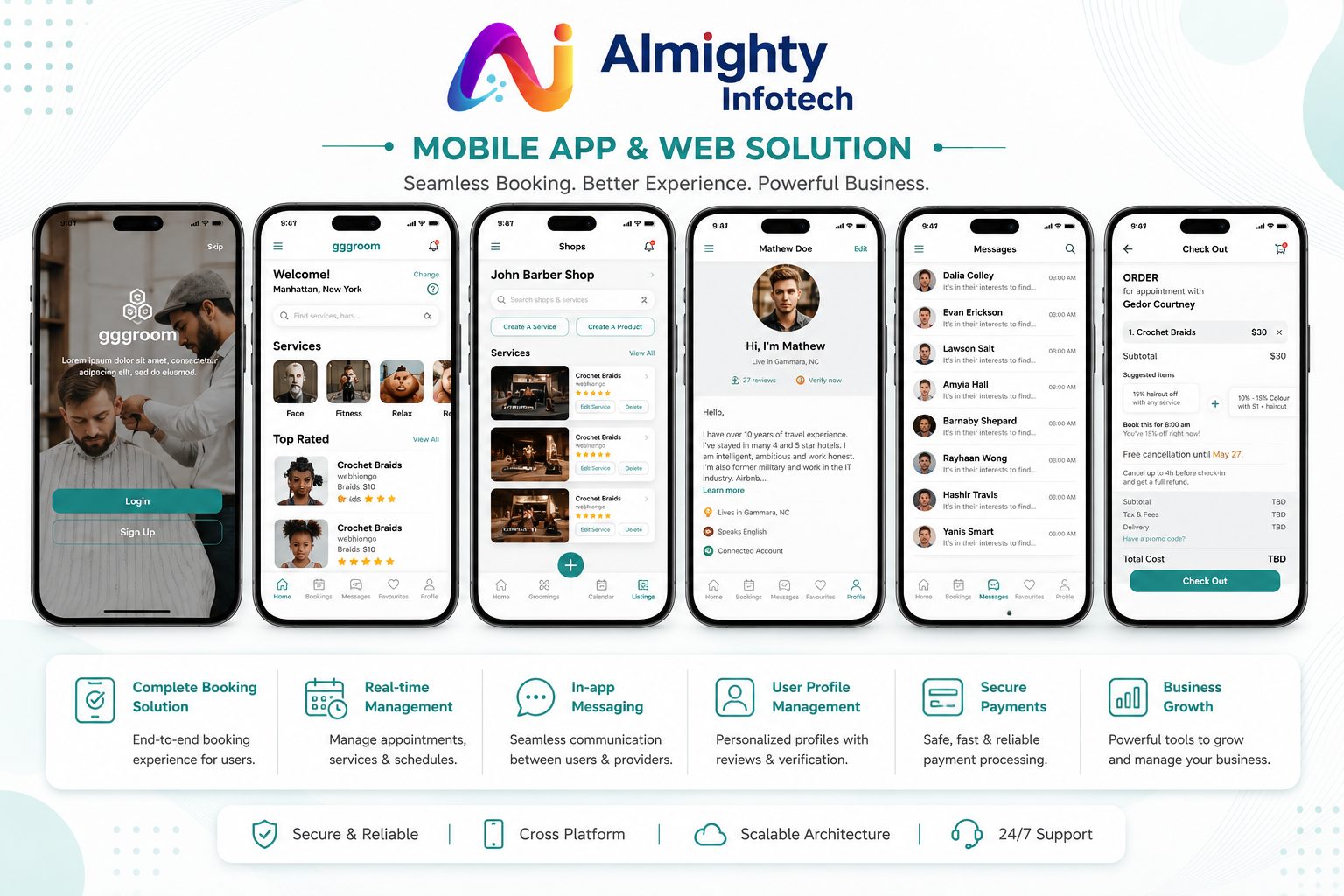 Grooming Booking App
